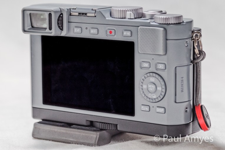 The rear of the D-Lux is very tidy and well organised.